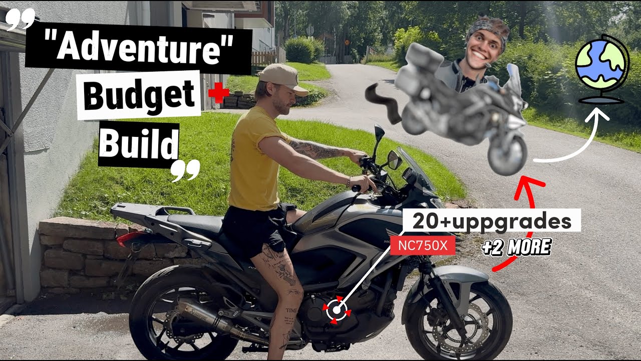 Преобразование моей NC750X в туристический байк -  приключение по Европе скоро! | Ep. 1