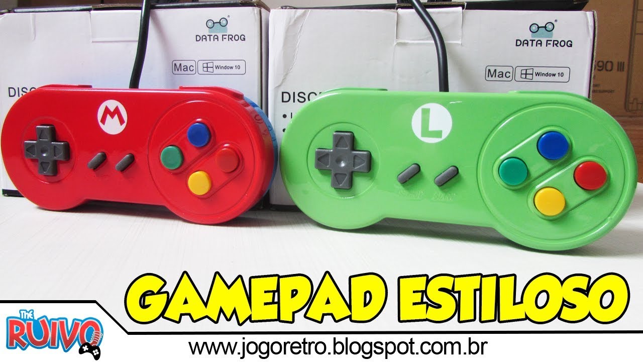 Análise do Controle Data Frog SNES USB Especial Nintendo