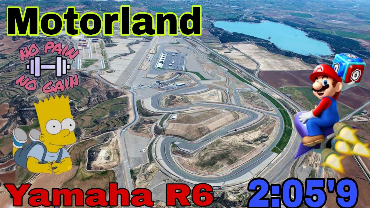 Personal fastest lap Aragon circuit in-camera