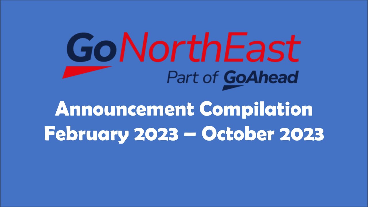 Go North East Announcement Compilation (2023)