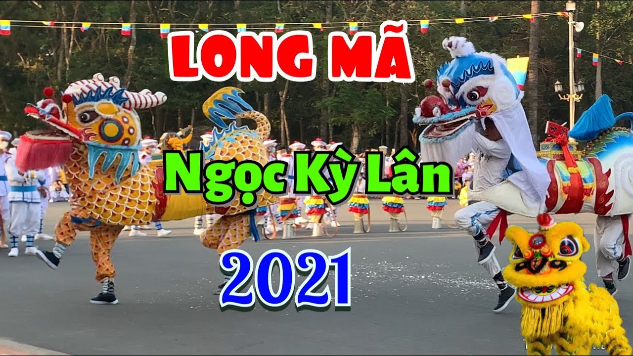 MÚA LONG MÃ NGỌC KỲ LÂN 2021 CAO ĐÀI TÂY NINH