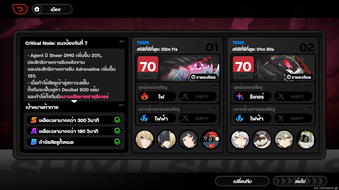 Zenless Zone Zero - Shiyu Defense Critical Node 2.0 (Reset) Floor 7 (S Rank)