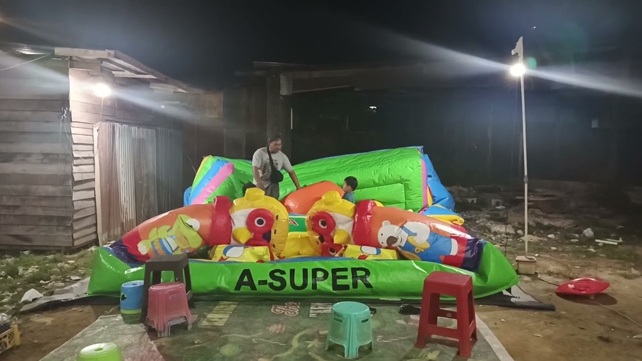 detik detik istana balon di kempesin kota sorong