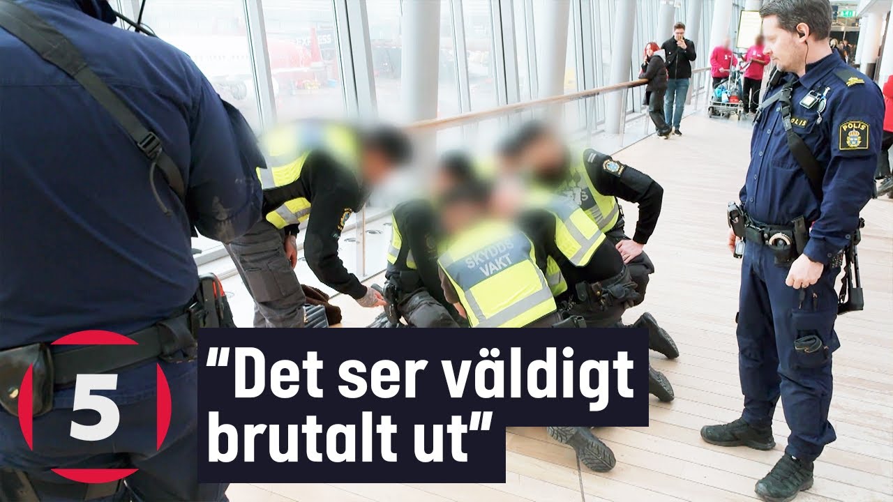 Kvinna försöker SPOTTA på gränspolisen | Gränsbevakarna Sverige | Kanal 5 Sverige