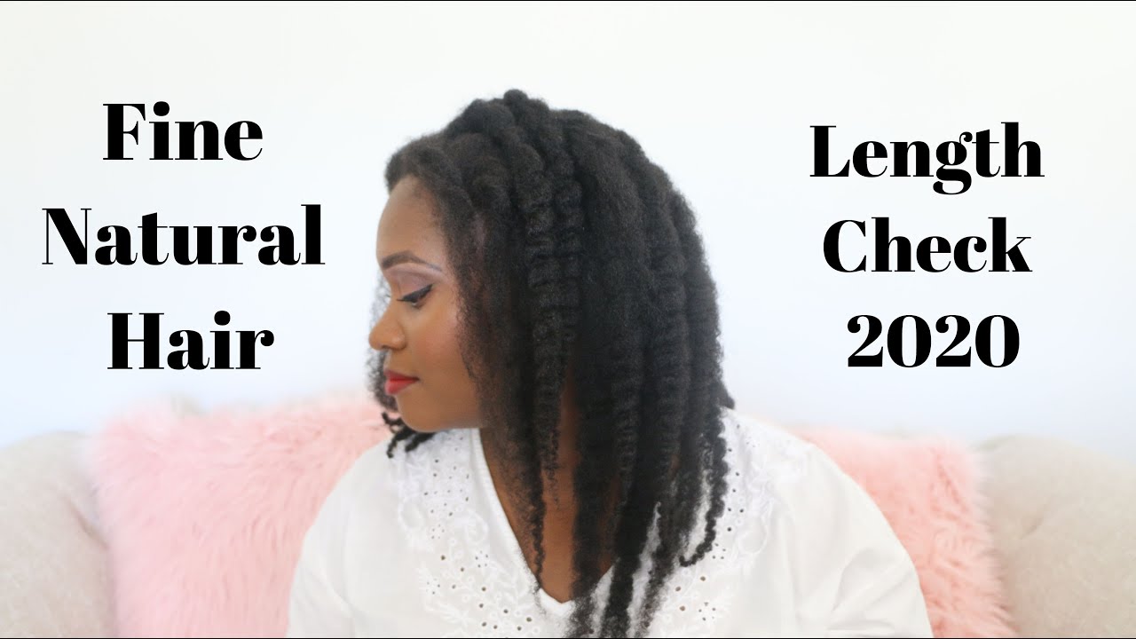 Waist Length 4c Fine Natural Hair: Length Check 2020
