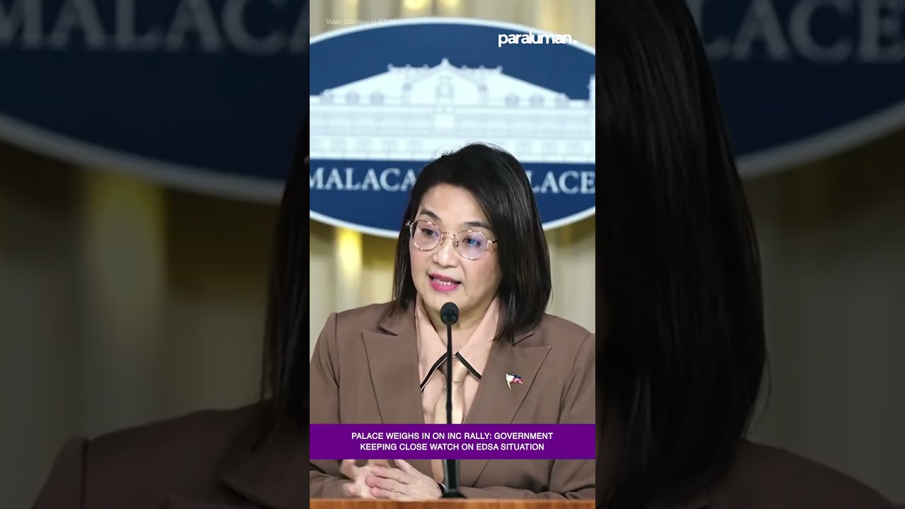 Palace Weighs In on INC Rally: Government Keeping Close Watch on EDSA Situation