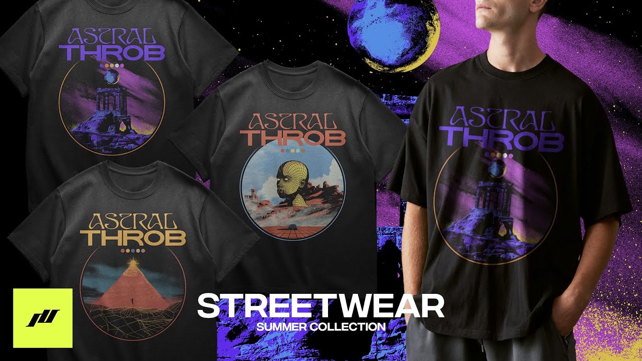 Designing a Summer Streetwear Collection 2021 (+FREE TEXTURE) Photoshop