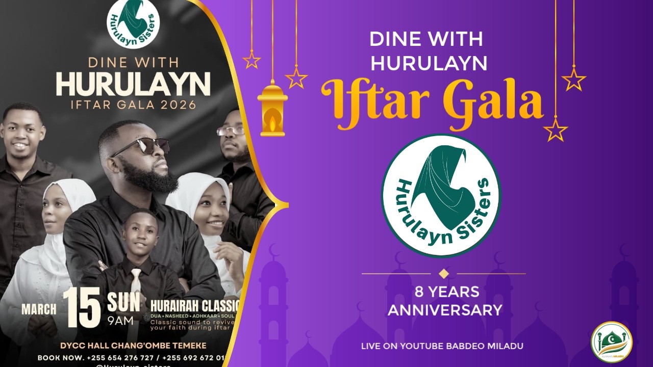 🔴 LIVE DINE WITH HURULAYN IFTAR GALA, 8 ANNIVERSARY, DYCCC HALL CHANG'OMBE DSM