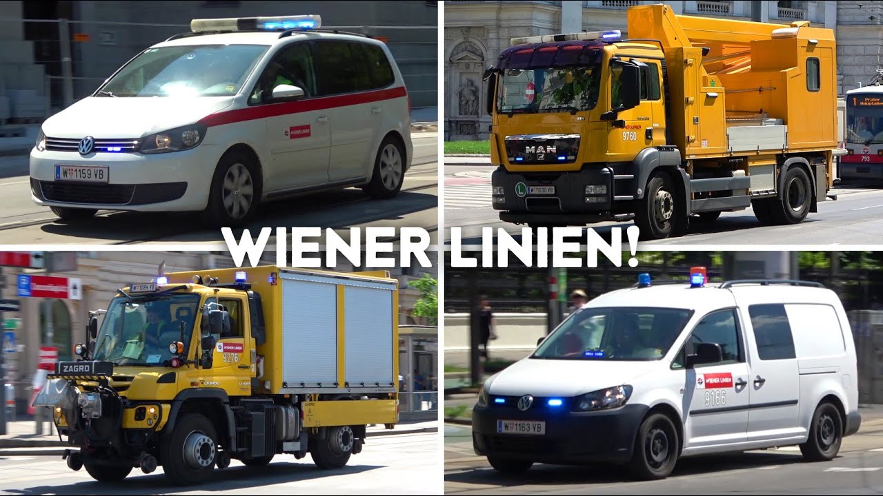 [WIENER LINIEN IM GROßEINSATZ!] - Seltene Sonderfahrzeuge auf Einsatzfahrt in WIEN