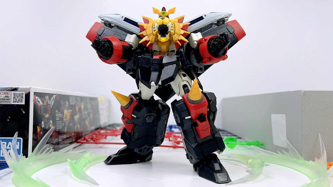 [Stop Motion Build] RG GaoGaiGar(RG ガオガイガー 組み立てコマ撮り, 가오가이가 조립 스톱모션)