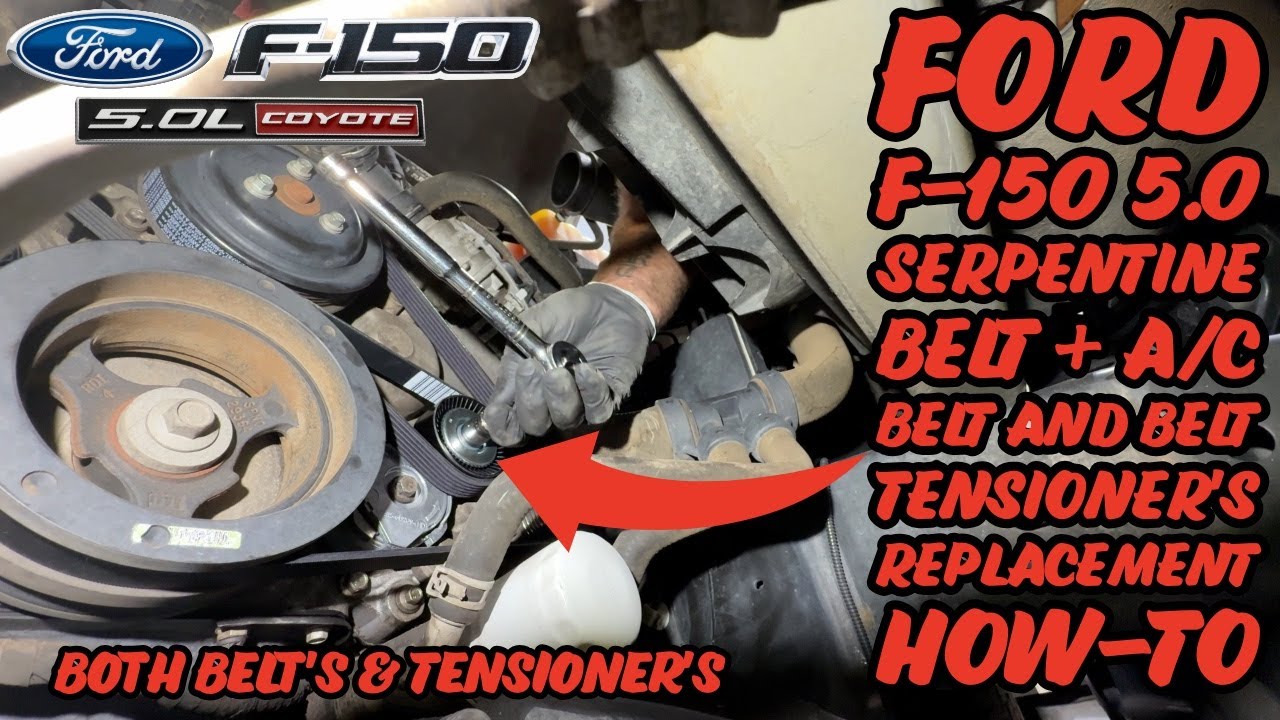 Инструкция по замене ремня привода ГРМ и кондиционера Ford F-150 5.0, а также обоих натяжителей