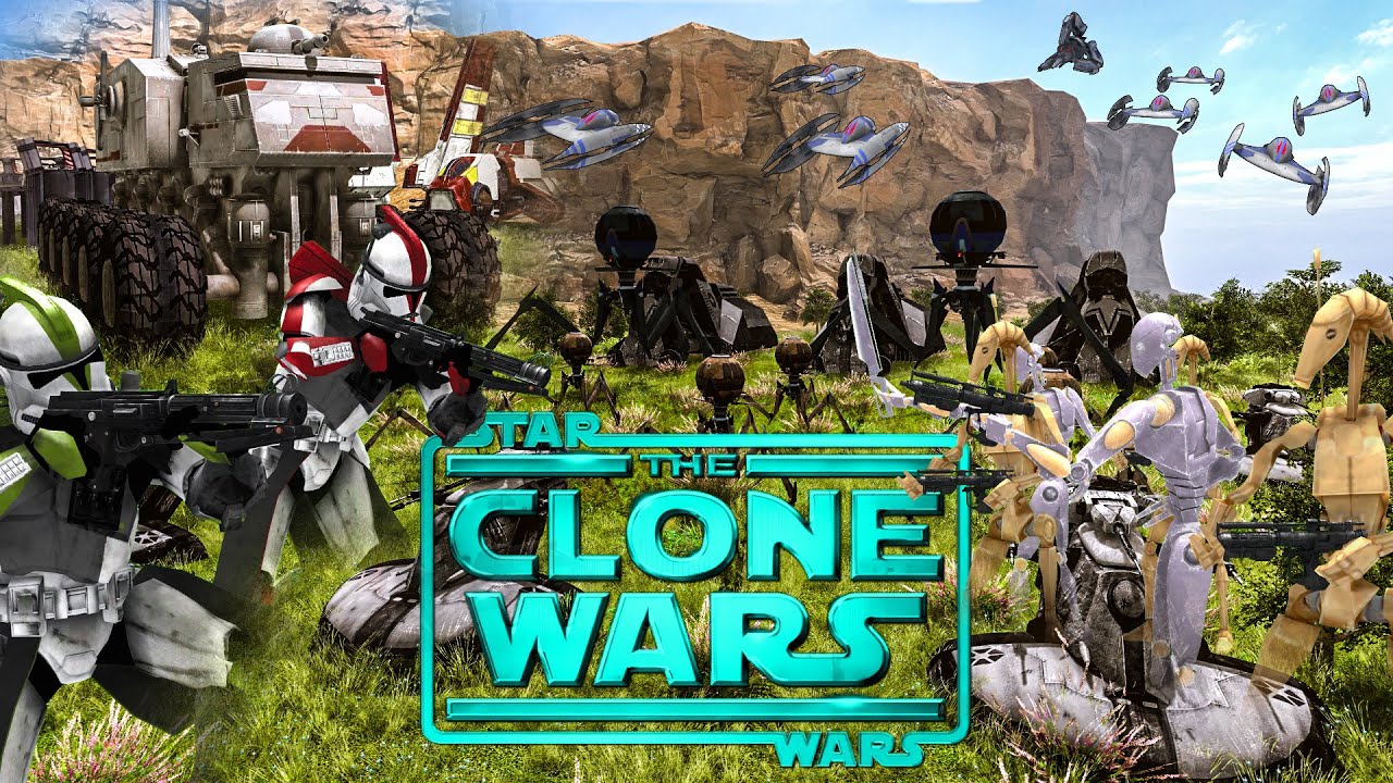 Clone Troopers Defend Against CIS Droid Army - STAR WARS: The Clone Wars | Short Cinematic Film