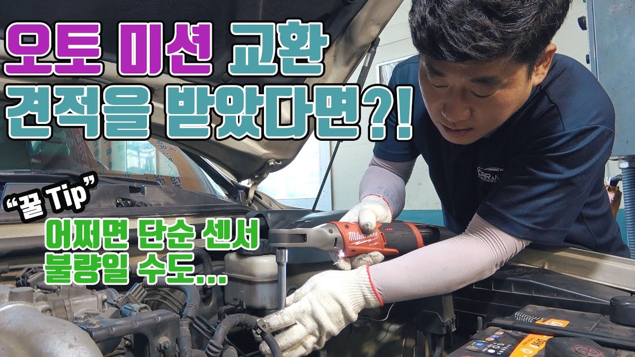 150만원 오토미션 교환 견적을 받았지만!