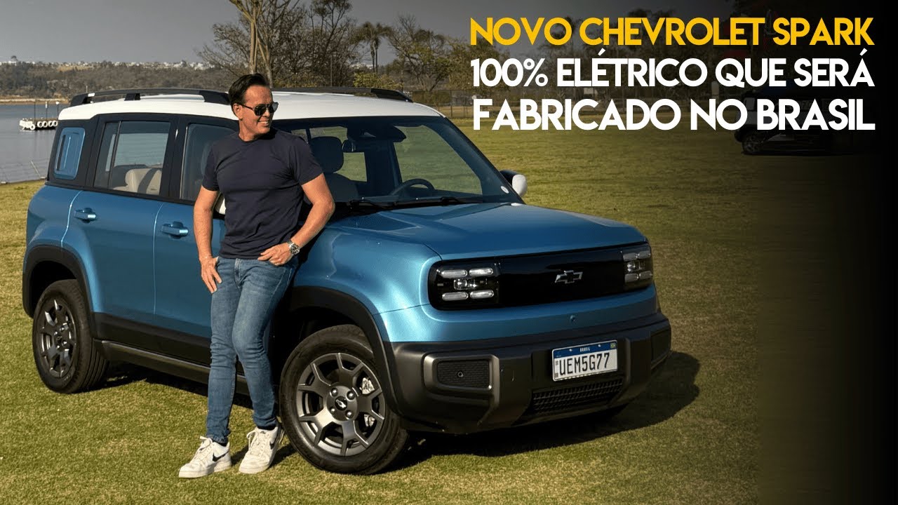 Novo Chevrolet Spark - 100% elétrico que será fabricado no Brasil!