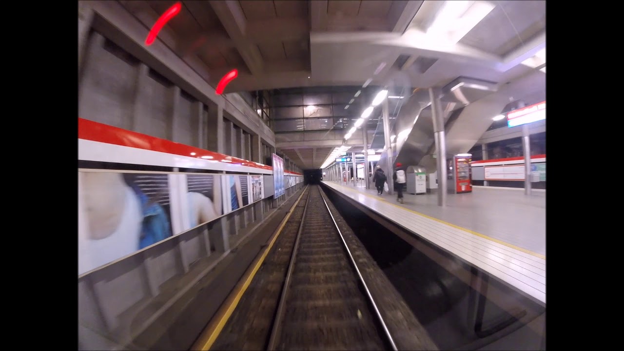 Helsinki metro. Mellunmäki-Tapiola. Takaohjaamovideo.