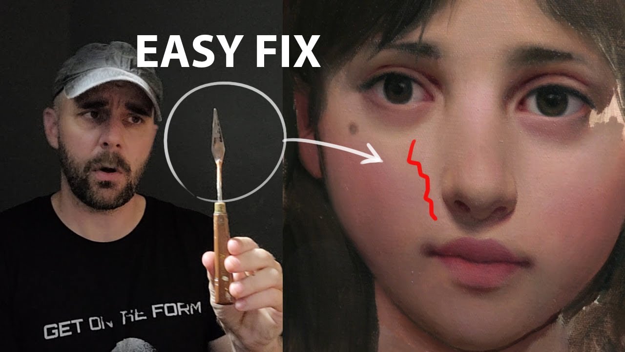 Oil Paint Tip: FIX your painting with the palette knife