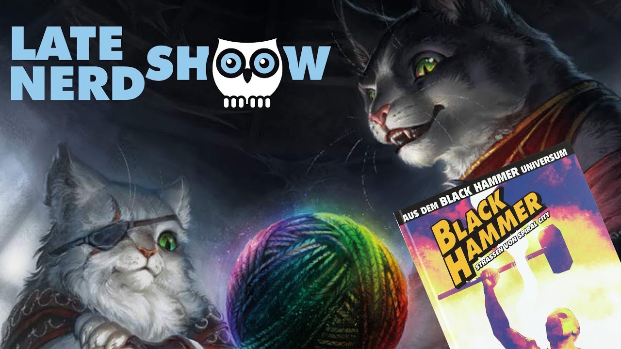Reviews: Die schwarze Katze und Black Hammer: Straßen von Spiral City | Late Nerd Show