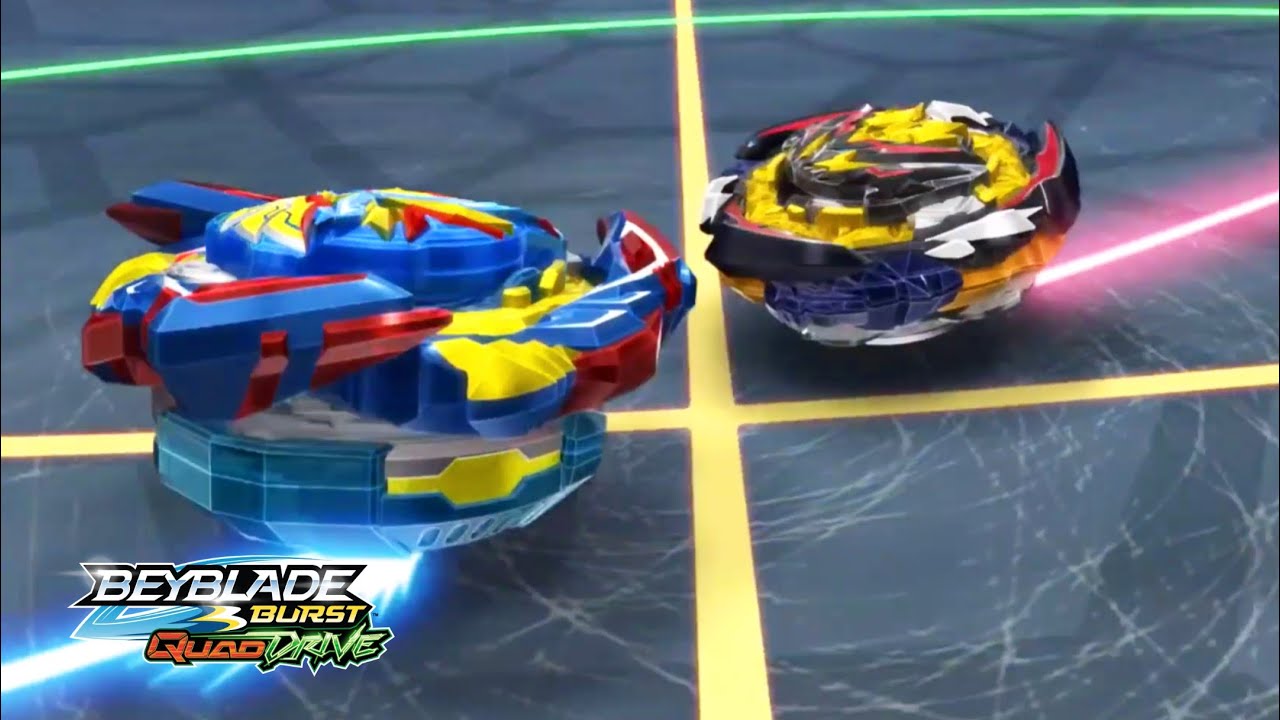 FLYING UPPER + V GEAR! | Bel vs Valt REMATCH | Beyblade Burst Quad-Drive Episode 9