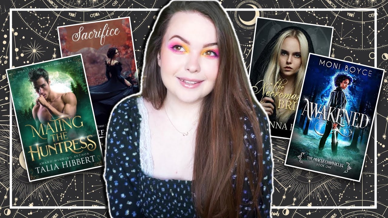 reading 4 paranormal romance books (vampires, werewolves, witches) | Spooky Vlogs #2