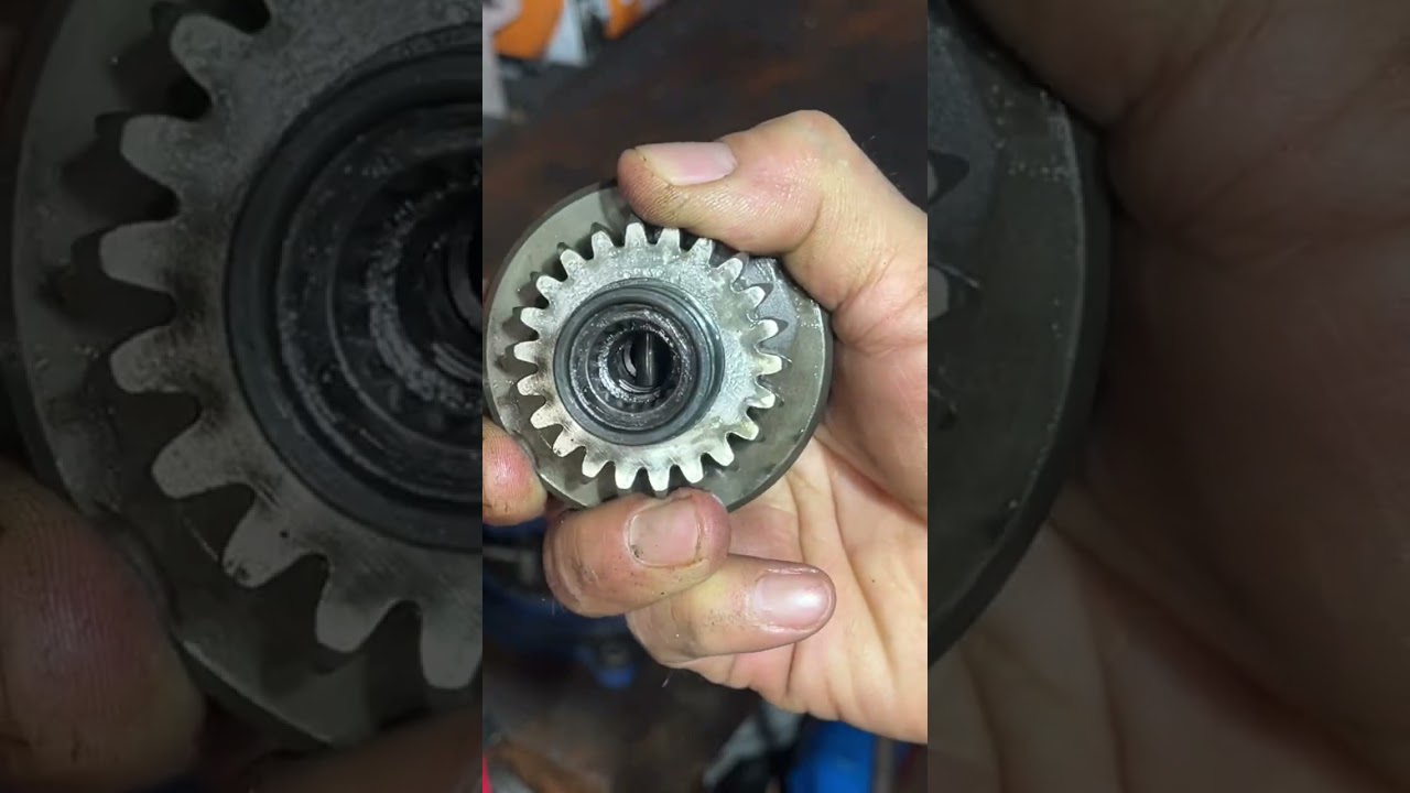 Skidoo V1000 broken alternator gear part2 🙄