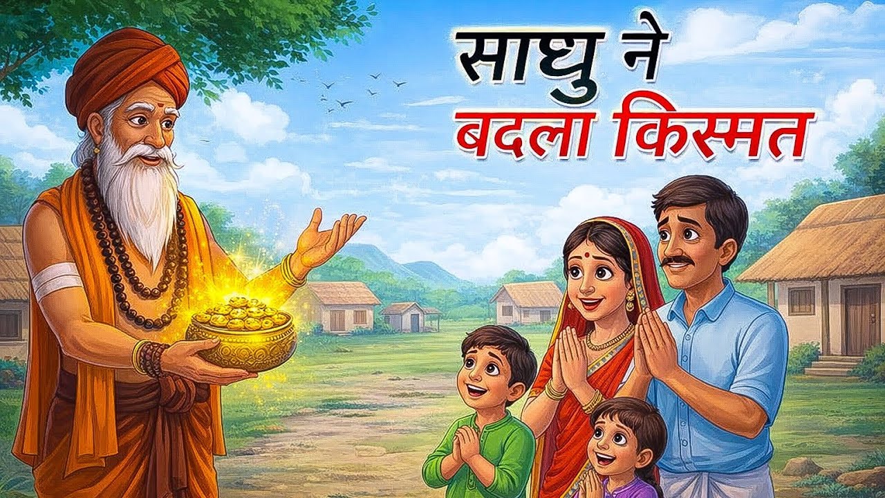 साधु ने बदला किस्मत सच्चे बेटे की परीक्षा | Sadhu Ne Badla Kismat | Moral Stories | Cartoon Story |