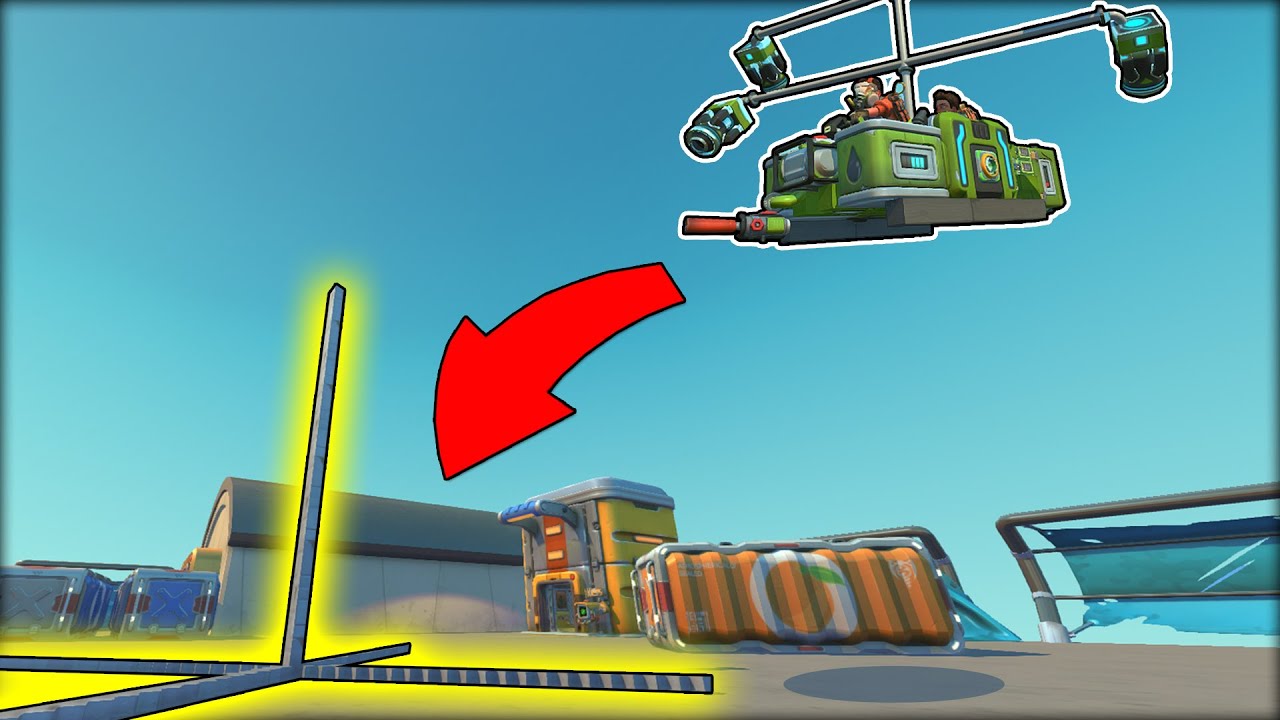 Мы использовали наш вертолёт, чтобы отметить КАЖДЫЙ склад на КАРТЕ! (Scrap Mechanic Co-op, эпизод...