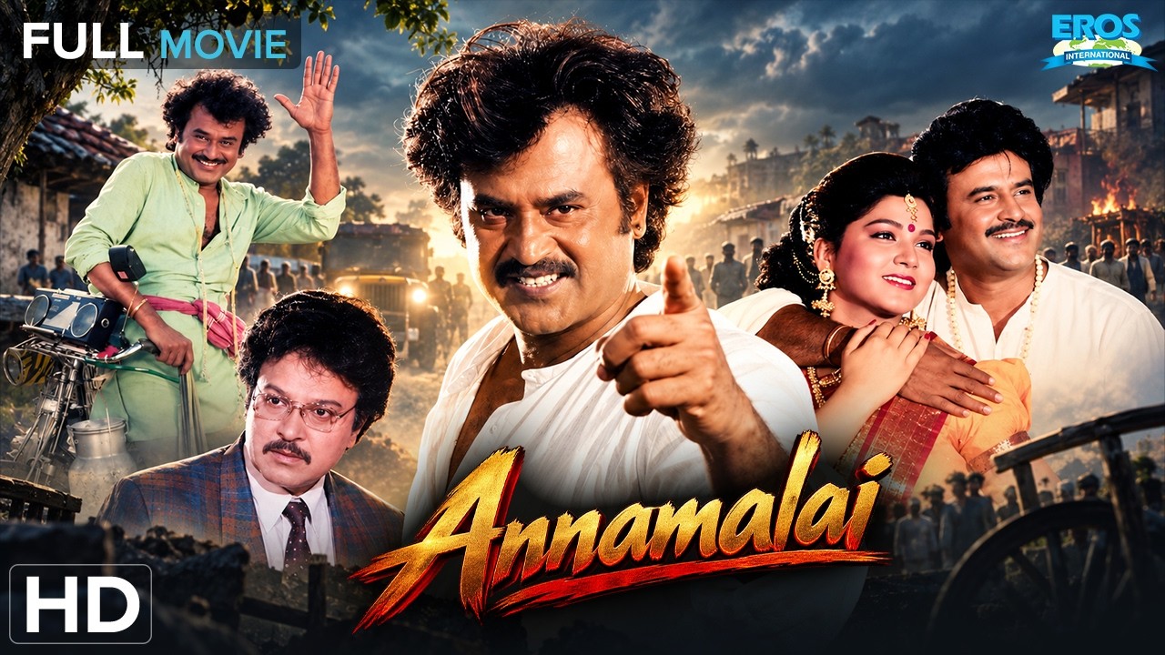 Annamalai - அண்ணாமலை | Rajinikanth, Manorama | Action | Tamil Full Movie (HD)