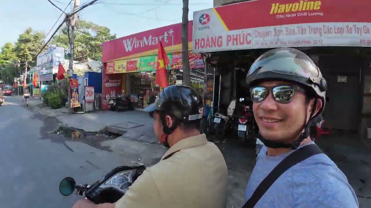 Scooter ride outskirts of Saigon