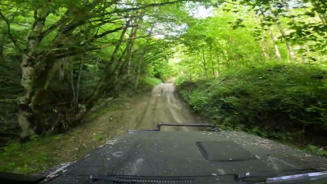 Bateti lake road. ბატეთის გზა.