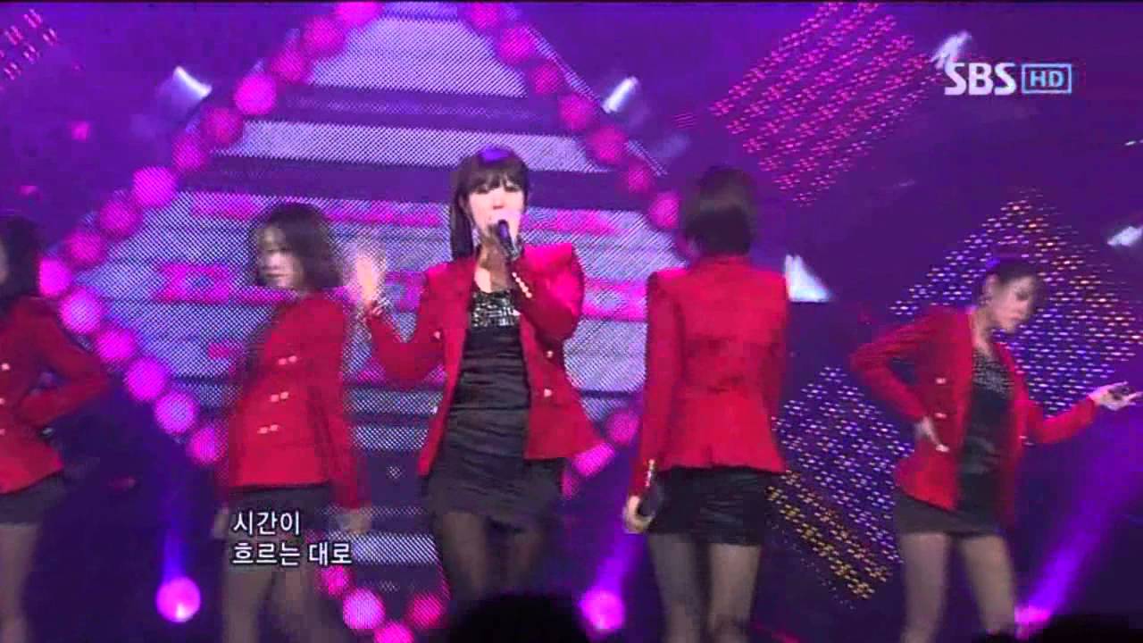 SeeYa, Davichi, T-Ara - Wonder women @ SBS Inkigayo 인기가요 100124