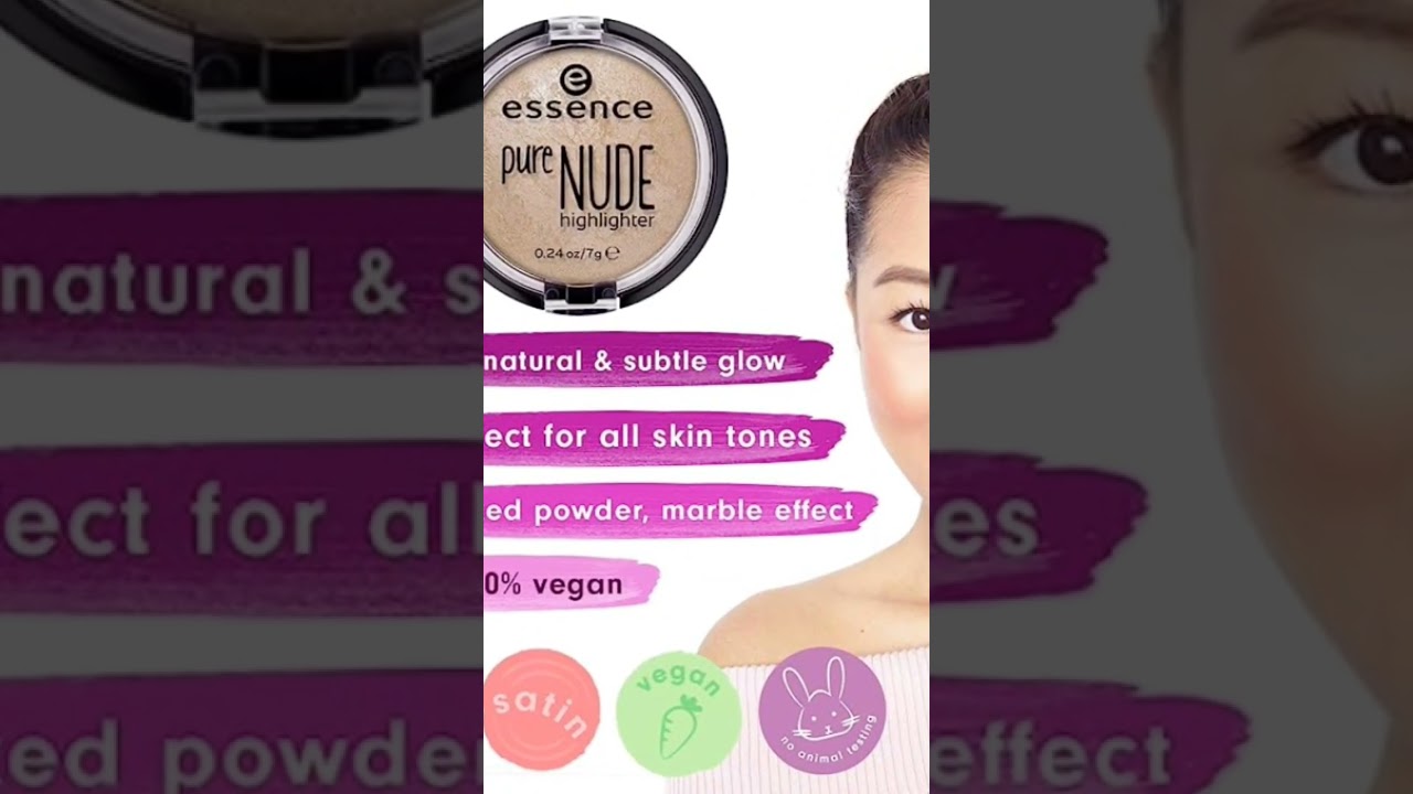 Pure NUDE Highlighter, 10 Be My Highlight | Natural and Subtle Glow  Vegan & Cruelty Free