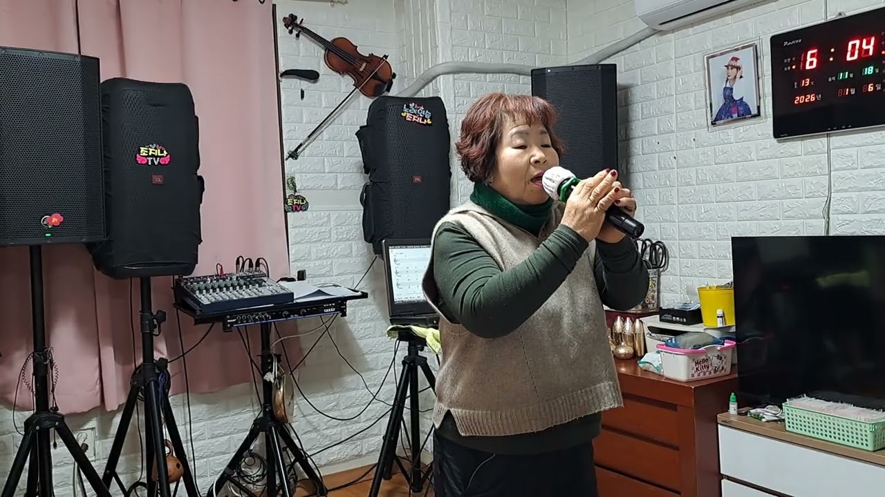 울어라열풍아(처음불러보았습니다