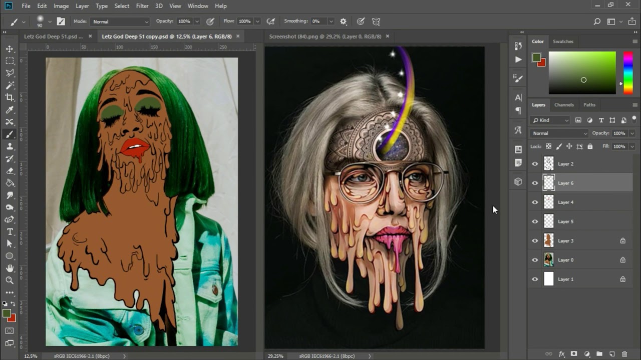 Melting Face Timelapse