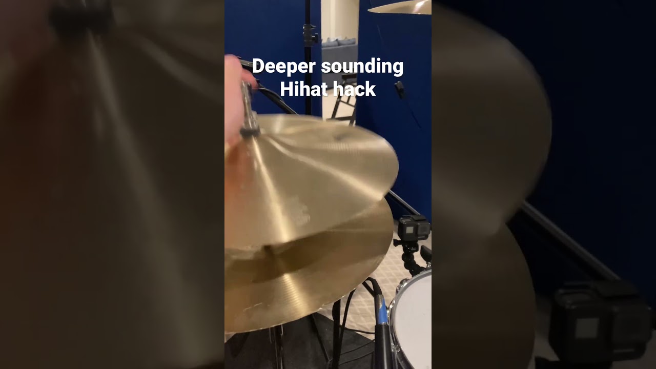 Deeper sounding hihat trick