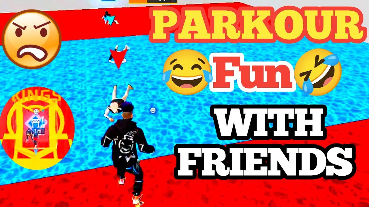 Complete Parkour With Team Help Mission Hindi Language With Friends Fun 😂😆