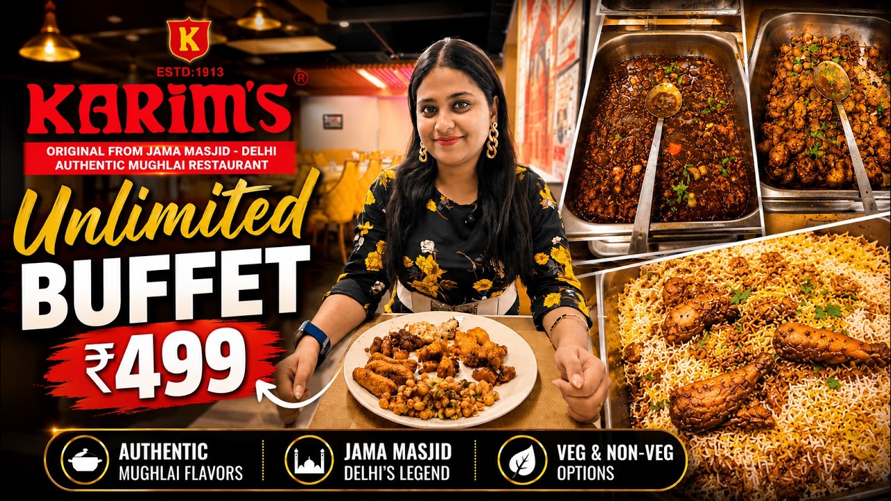 Karim’s Restaurant Unlimited Buffet 499/- Only | Cheap and Best Restaurant Kolkata