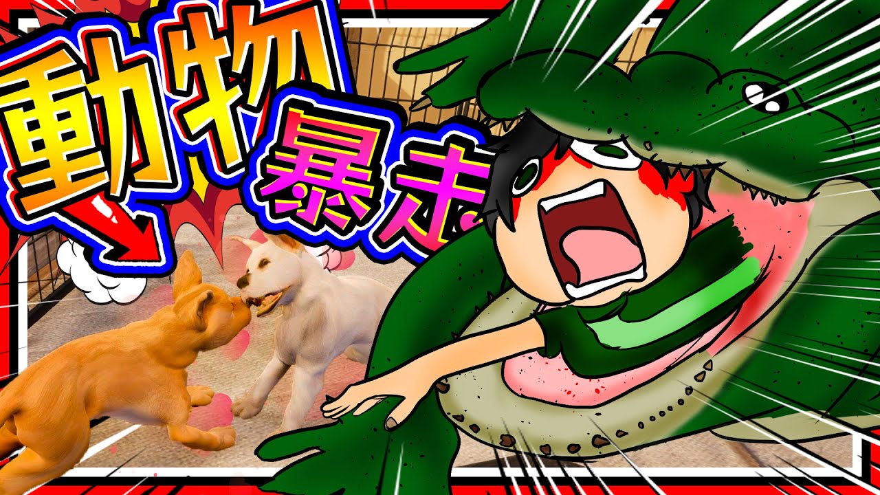 鱷魚闖入動物收容所的真相!? 拯救迷因動物大混亂!! ➤ 歡樂遊戲 ❥ Animal Shelter 動物收容所