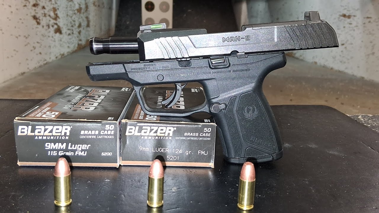 9mm Grain Weight Comparison: Blazer 115 gr vs 124 gr vs 147 gr Accuracy & Recoil