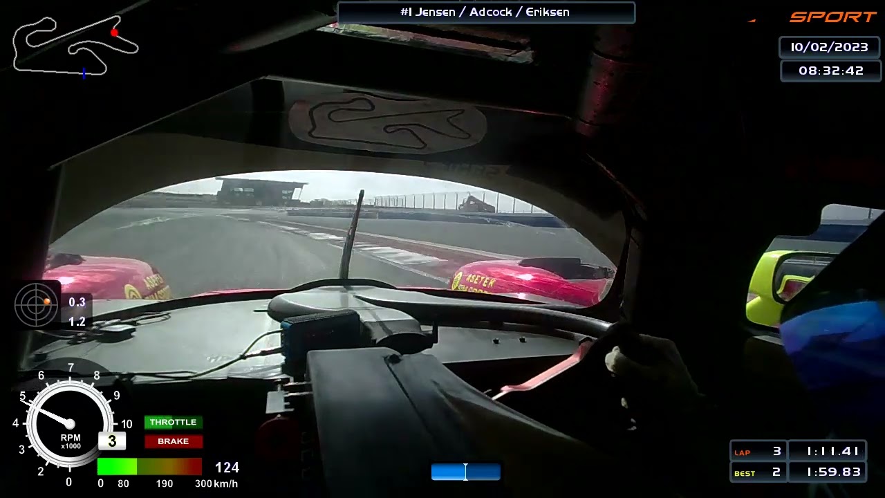 CD Sport Ligier JSP320 LMP3 at Dubai Autodrome with Nick Adcock