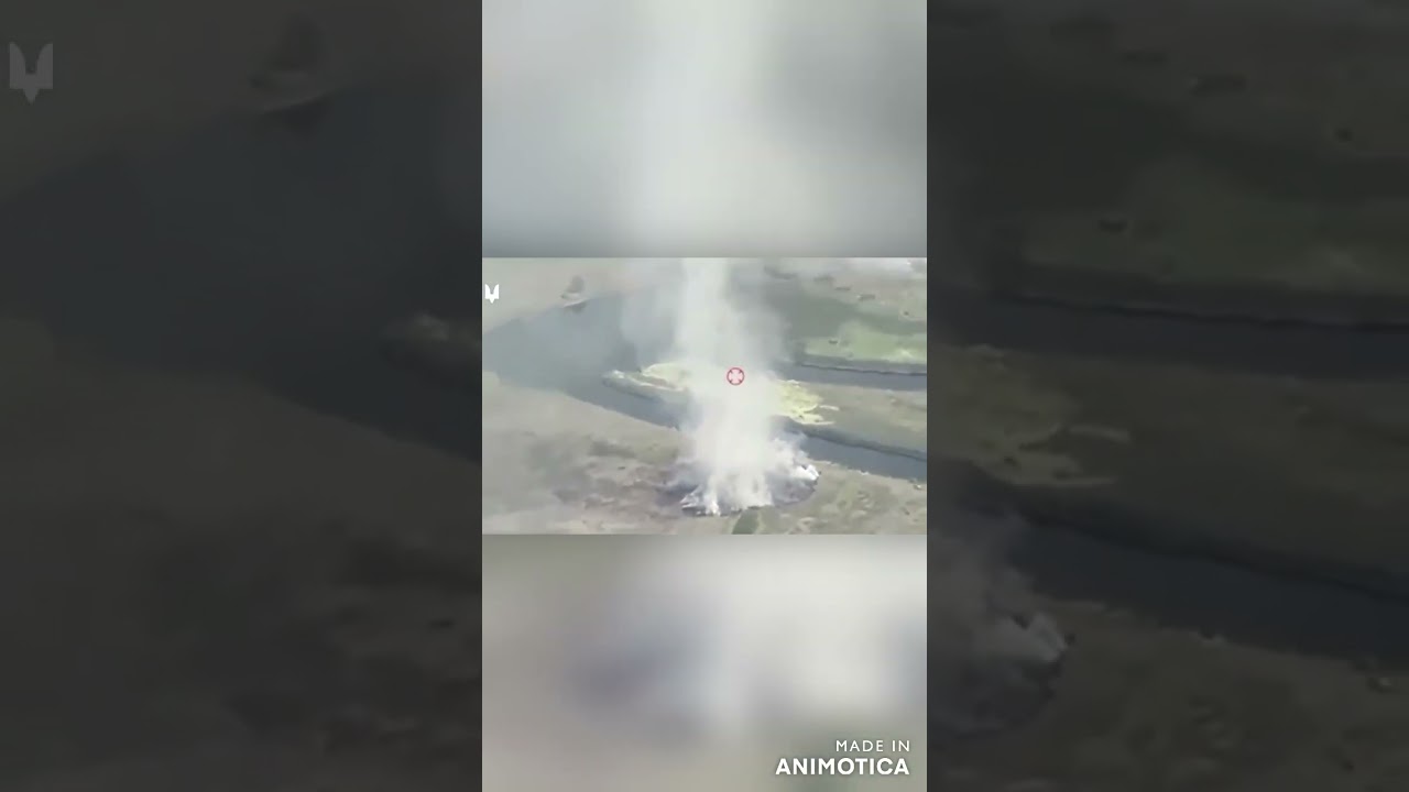 Defense Forces prevent Russian troops from assembling pontoon bridge in Kursk Region #shorts