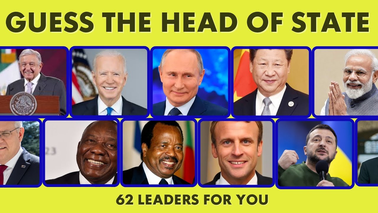 🌍🤔 Can You Guess the Head of State? 🇯🇵👑 | World Leaders Quiz!