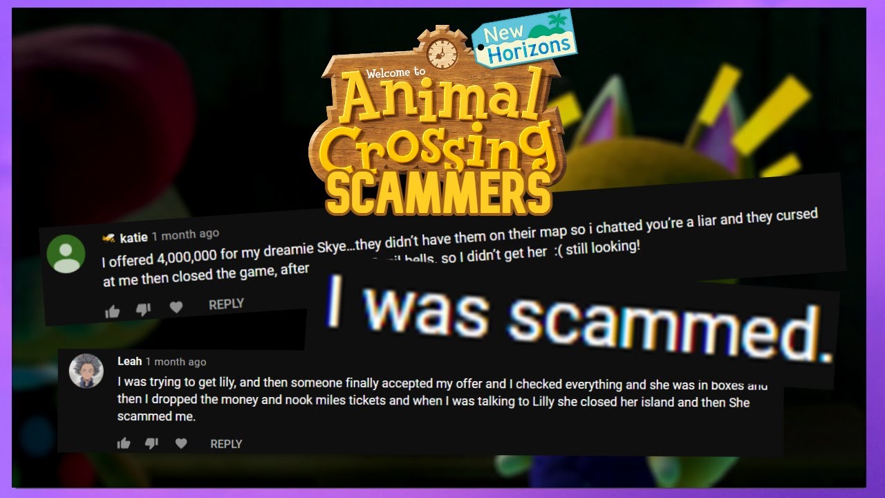 Types Of Animal Crossing Scammers 4 (Nookazon Scammers: Reading True Stories)