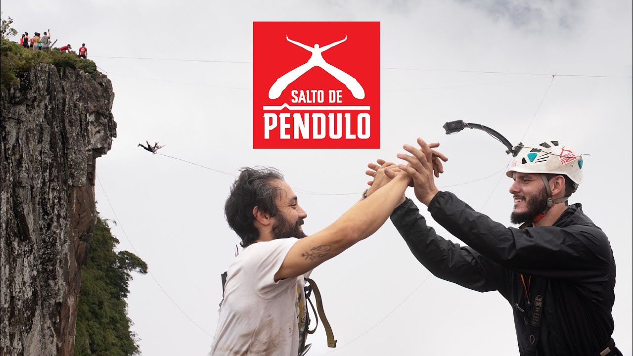 Experiência intensa do Salto de Pêndulo no Cânion Espraiado em Urubici #saltodependulo
