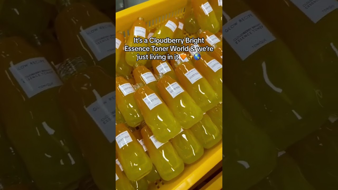it&rsquo;s a Cloudberry Bright Essence Toner World & we&rsquo;re just living in it 🧡✨🌎