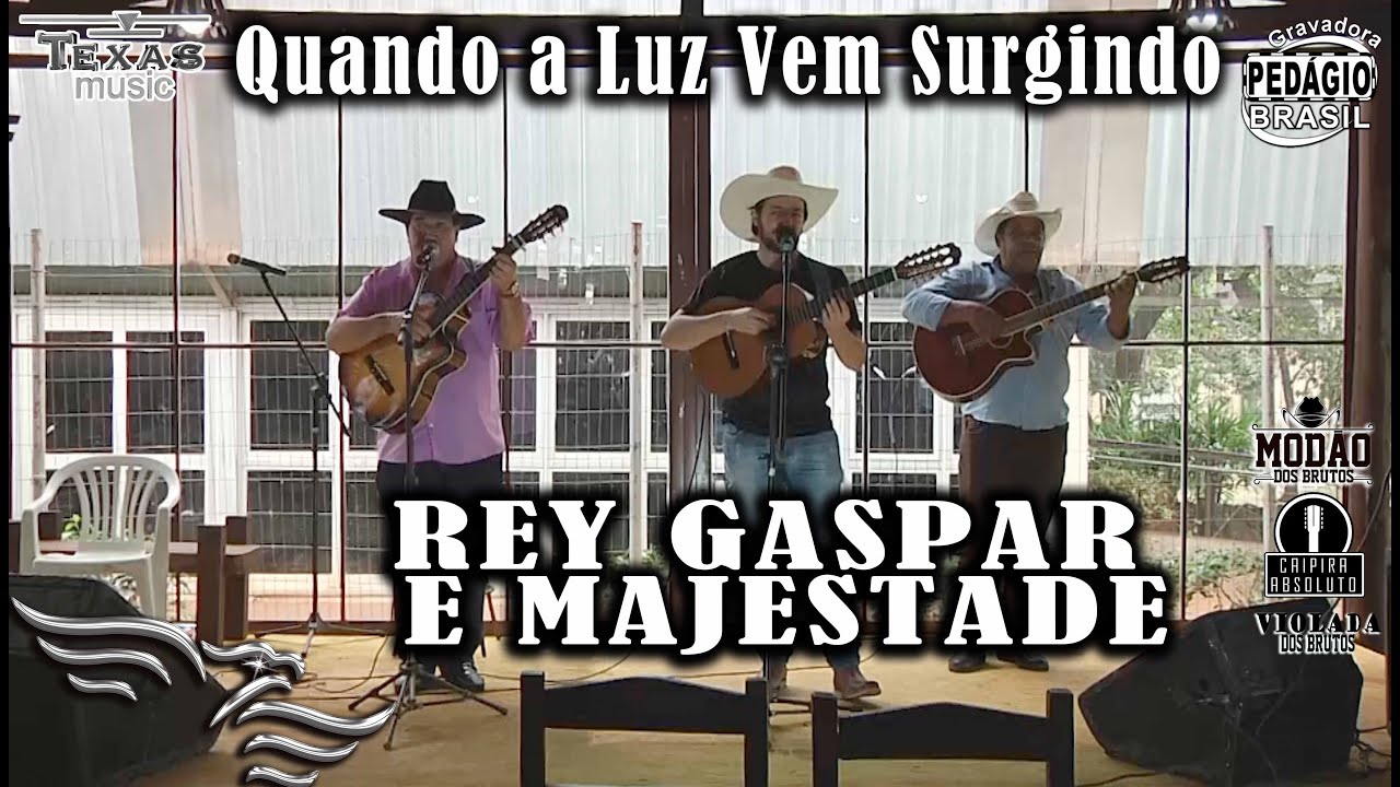 Quando a Lua Vem Surgindo - REY GASPAR E MAJESTADE  com MATARAZZO (100% Acústico)