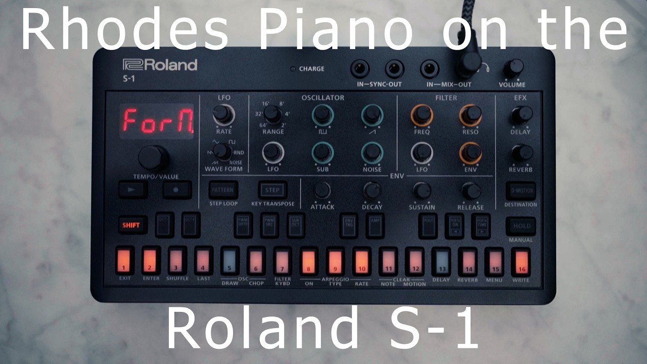 Roland S-1 | Патч Rhodes Piano | Учебное пособие «Всё на своих местах»