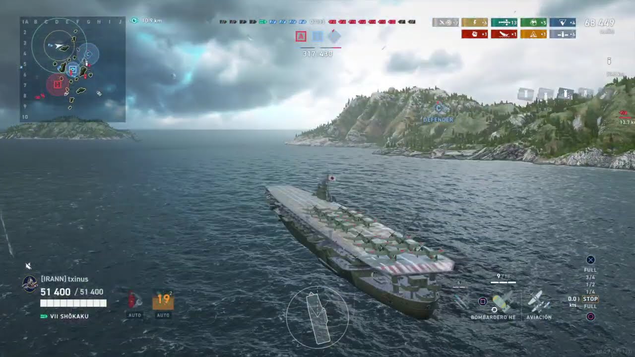 SHOKAKU 3 KILLS 146K DMG World of Warships: Legends