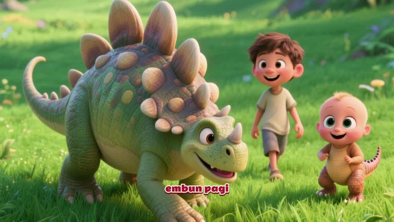 Dongeng Anak Edukatif | 🦕  Petualangan Pagi Bersama Sahabat Dinosaurus | Laz Media