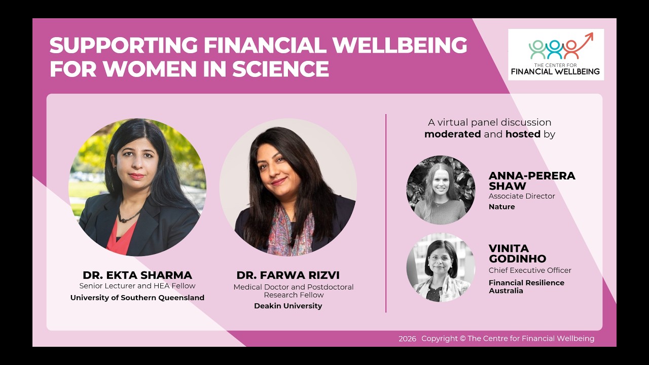 Supporting financial wellbeing for women in science