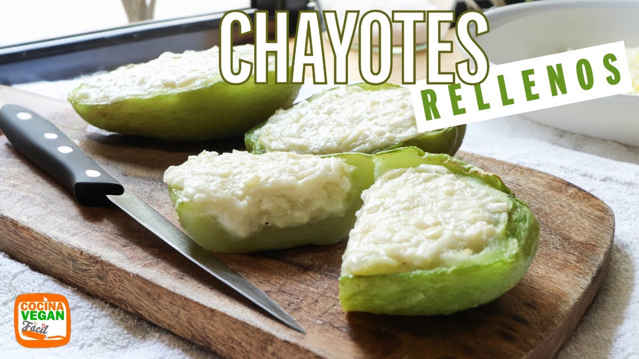 Los chayotes más ricos que hayas probado, chayotes rellenos.